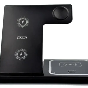 شارژر بی‌ سیم سه منظوره 15 وات ایکس‌او XO 15W Wireless Charger (Watch + Phone + Earphone) WX023